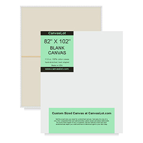 82 x 102 Blank Canvas - 82x102 Stretched Canvas