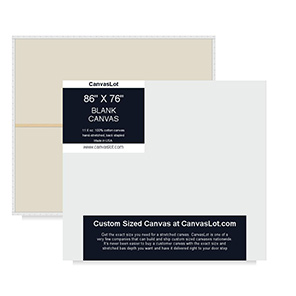86 x 76 Blank Canvas - 86x76 Stretched Canvas