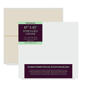 87 x 82 Stretched Canvas - 87x82 Canvas