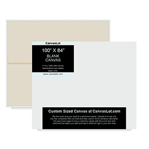 100 x 84 Blank Canvas - 100x84 Stretched Canvas