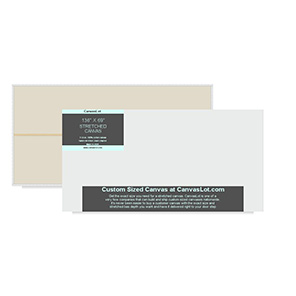 136 x 69 Blank Canvas - 136x69 Stretched Canvas