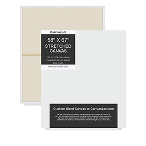 58 x 67 Blank Canvas - 58x67 Stretched Canvas