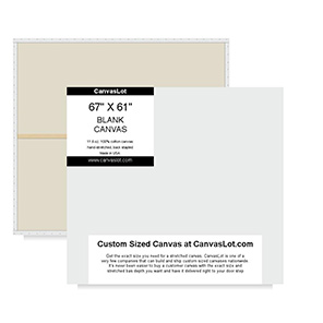 67 x 61 Stretched Canvas - 67x61 Canvas