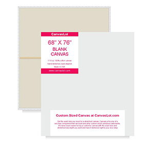 68 x 76 Blank Canvas - 68x76 Stretched Canvas