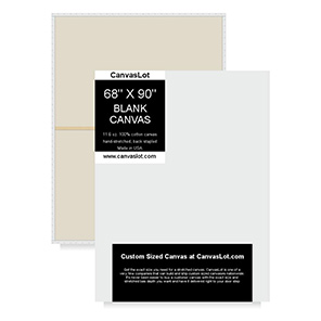 68 x 90 Blank Canvas - 68x90 Stretched Canvas