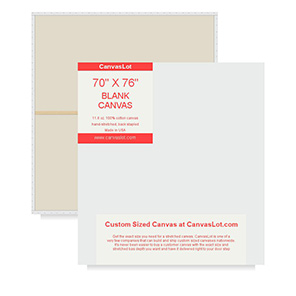 70 x 76 Blank Canvas - 70x76 Stretched Canvas