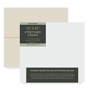 72 x 67 Blank Canvas - 72x67 Stretched Canvas