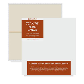 72 x 76 Blank Canvas - 72x76 Stretched Canvas