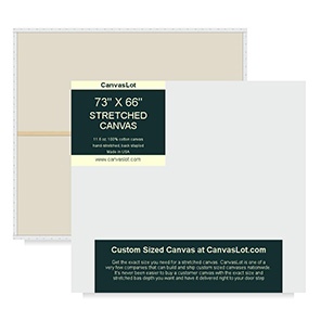 73 x 66 Stretched Canvas - 73x66 Canvas