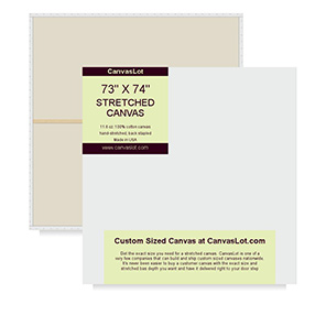 73 x 74 Stretched Canvas - 73x74 Canvas