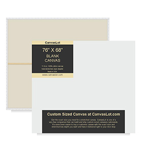 76 x 68 Blank Canvas - 76x68 Stretched Canvas