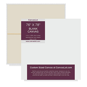 76 x 78 Blank Canvas - 76x78 Stretched Canvas