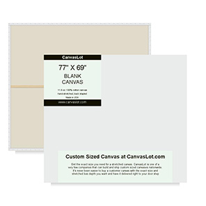 77 x 69 Stretched Canvas - 77x69 Canvas