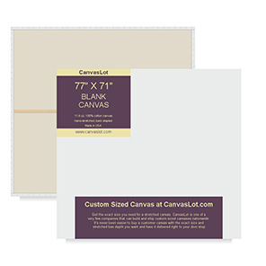 77 x 71 Stretched Canvas - 77x71 Canvas