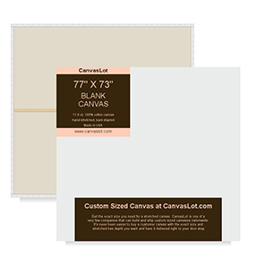77 x 73 Stretched Canvas - 77x73 Canvas