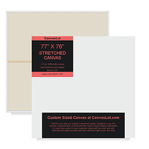 77 x 76 Stretched Canvas - 77x76 Canvas