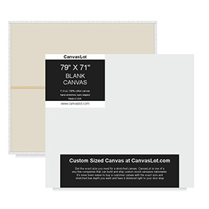 79 x 71 Stretched Canvas - 79x71 Canvas