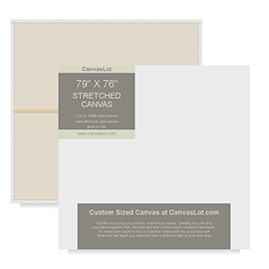 79 x 76 Stretched Canvas - 79x76 Canvas