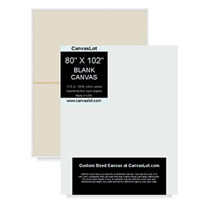 80 x 102 Blank Canvas - 80x102 Stretched Canvas