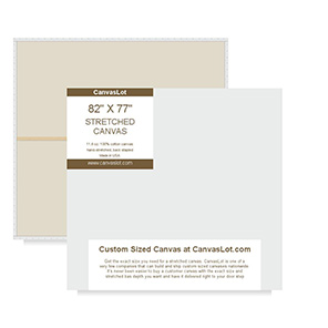 82 x 77 Blank Canvas - 82x77 Stretched Canvas