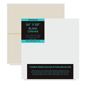 84 x 88 Blank Canvas - 84x88 Stretched Canvas