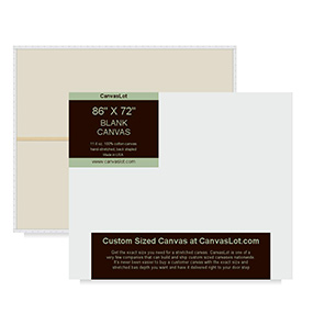 86 x 72 Blank Canvas - 86x72 Stretched Canvas
