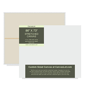 86 x 73 Blank Canvas - 86x73 Stretched Canvas