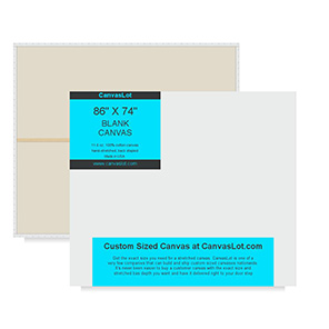 86 x 74 Blank Canvas - 86x74 Stretched Canvas
