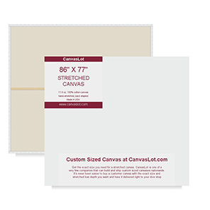 86 x 77 Blank Canvas - 86x77 Stretched Canvas