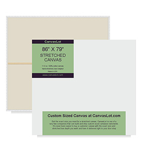 86 x 79 Blank Canvas - 86x79 Stretched Canvas