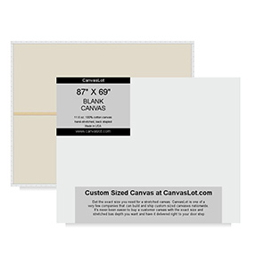 87 x 69 Stretched Canvas - 87x69 Canvas
