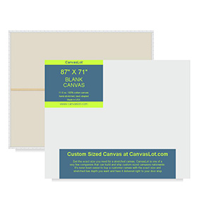 87 x 71 Stretched Canvas - 87x71 Canvas