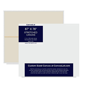 87 x 76 Stretched Canvas - 87x76 Canvas