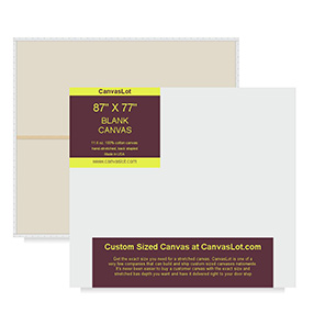 87 x 77 Stretched Canvas - 87x77 Canvas