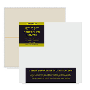 87 x 84 Stretched Canvas - 87x84 Canvas