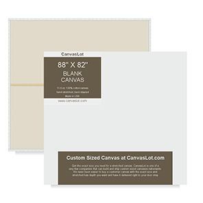 88 x 82 Blank Canvas - 88x82 Stretched Canvas
