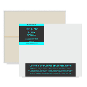 90 x 76 Blank Canvas - 90x76 Stretched Canvas