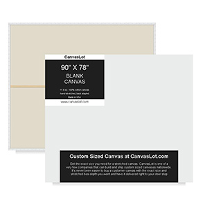90 x 78 Blank Canvas - 90x78 Stretched Canvas