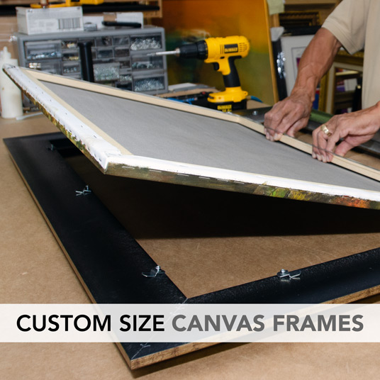 Custom Size Canvas Frames
