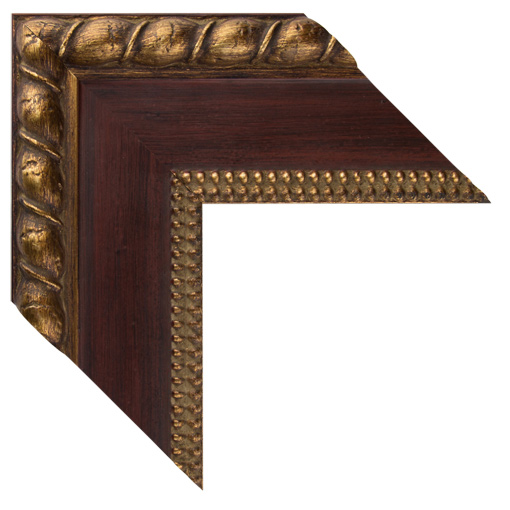 MAL0629 Gold Brown Custom Size Canvas Frame