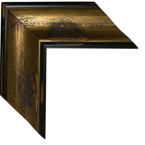 MAL0677 Gold Custom Size Canvas Frame