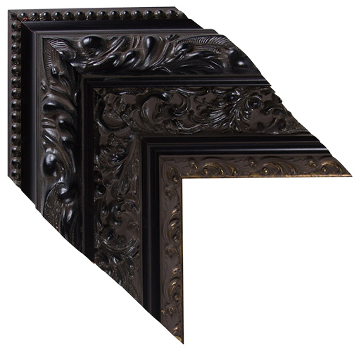 MAL0710 Black Custom Size Canvas Frame