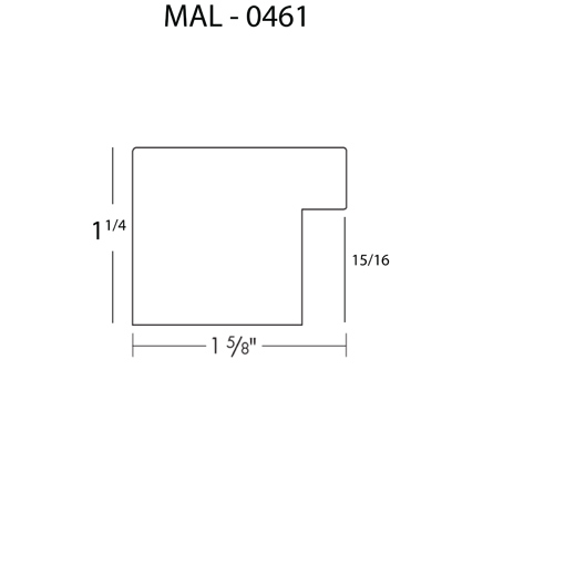 15/16 Inch Deep Rabbet Frames - MAL-0461