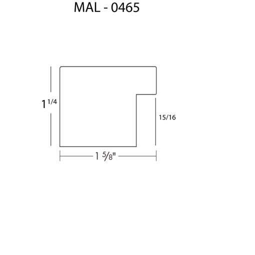 15/16 Inch Deep Rabbet Frames - MAL-0465