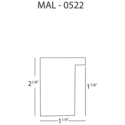 1 7/8 Inch Deep Rabbet Frames - MAL-0522