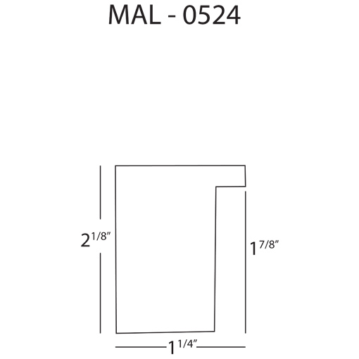 1 7/8 Inch Deep Rabbet Frames - MAL-0524