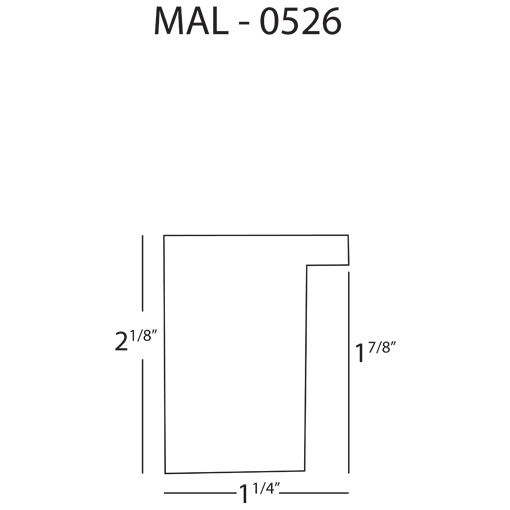 1 7/8 Inch Deep Rabbet Frames - MAL-0526