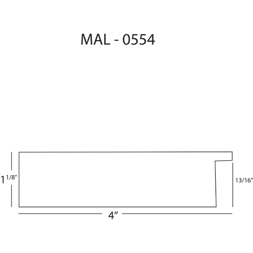 13/16 Inch Deep Rabbet Frames - MAL-0554