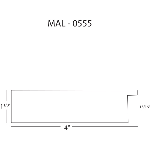 13/16 Inch Deep Rabbet Frames - MAL-0555