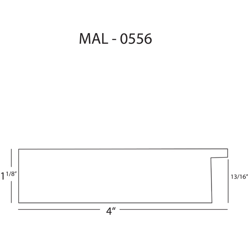 13/16 Inch Deep Rabbet Frames - MAL-0556